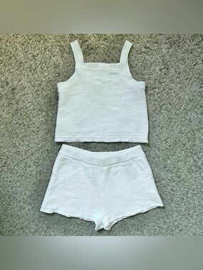 Cat & Jack girls knitted 2 piece set